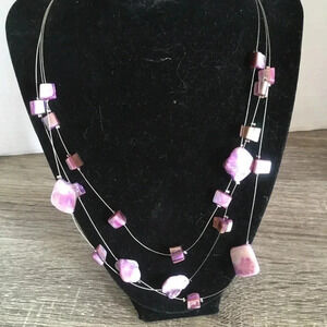Vibrant  purple necklace